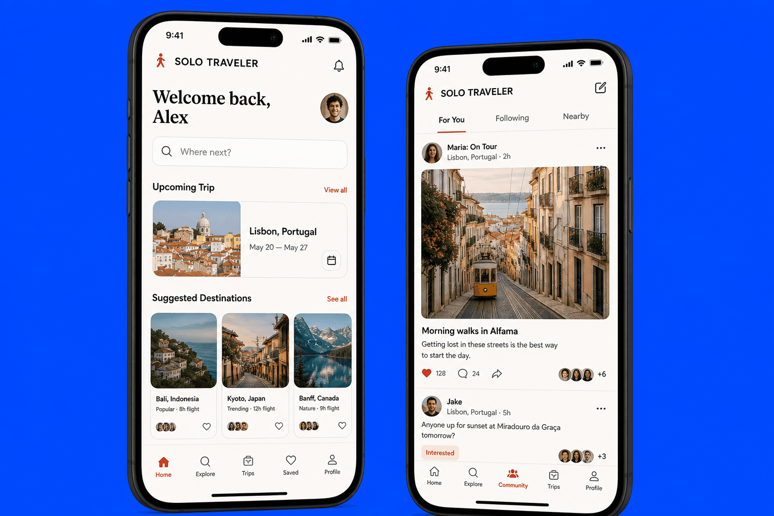 Solo Traveler mobile application